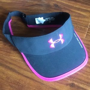 pink under armour visor